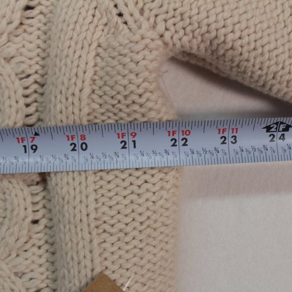 DKNY Beige Cable Knit Sweater - Picture 7 of 13